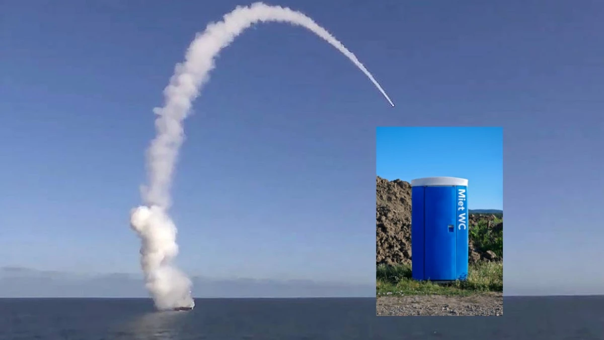 Rosjanie poświęcili wartą 6,5 mln dolarów rakietę Kalibr na zniszczenie wychodka