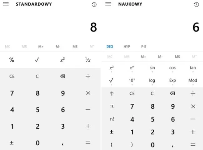 Kalkulator w Windows 10 nie potrafi liczyć?