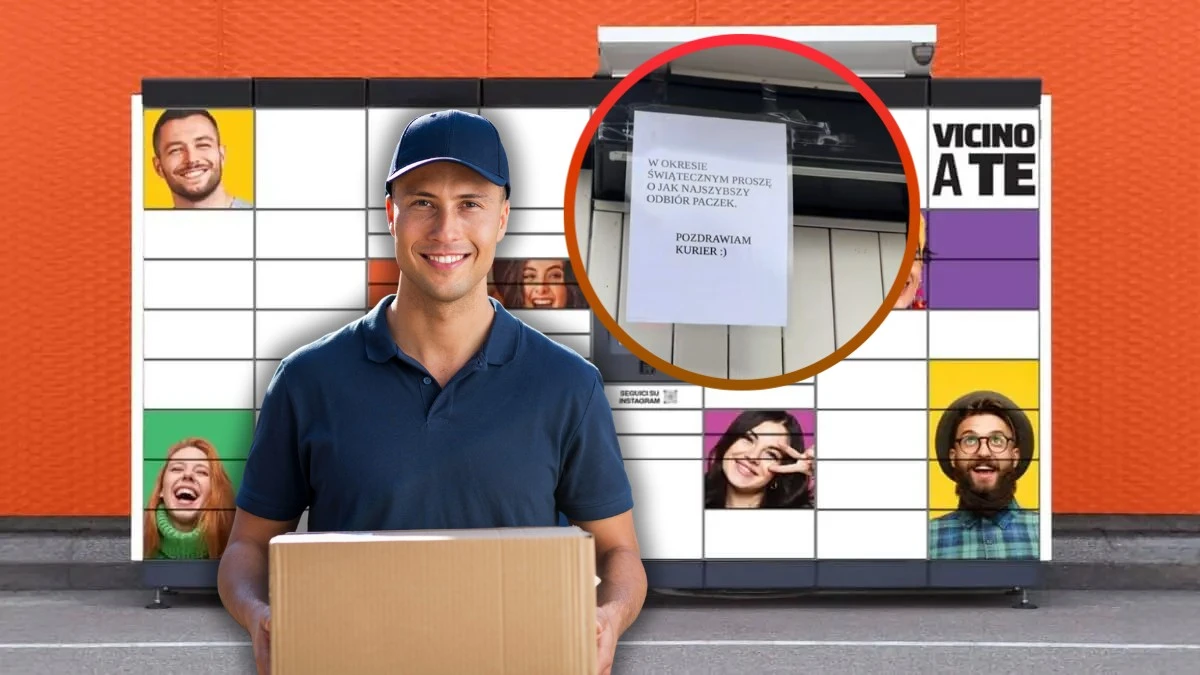 Kurier zostawił kartkę na paczkomacie. Ten apel daje do myślenia