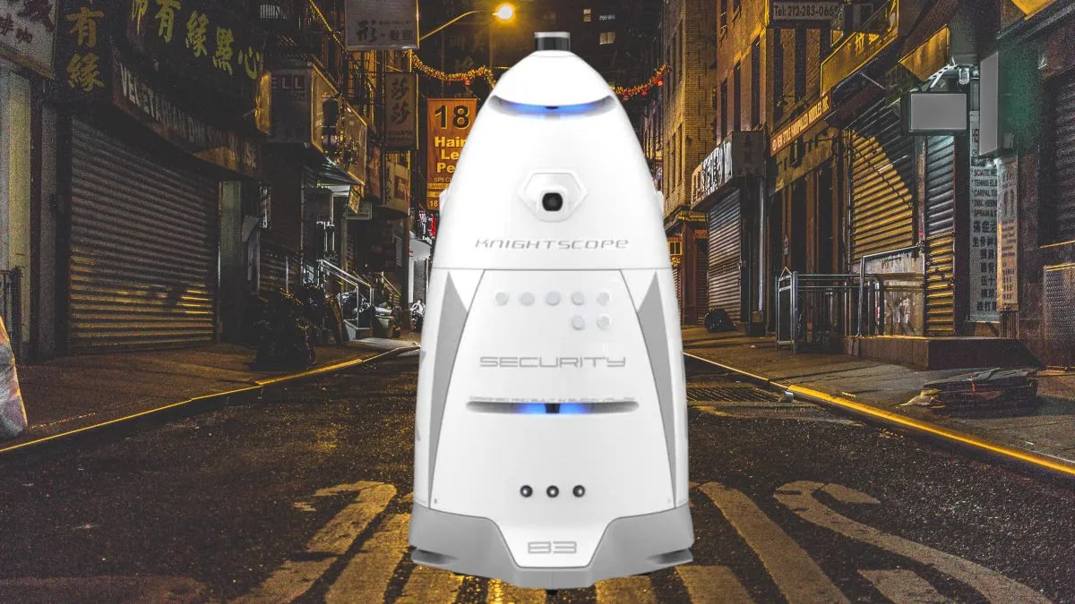 Nowy Jork ma nowego strażnika. Przywodzi na myśl droida z Gwiezdnych Wojen