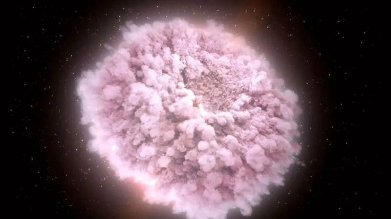 Złoty kosmiczny błysk sprzed kilku lat okazał się wybuchem kilonowej