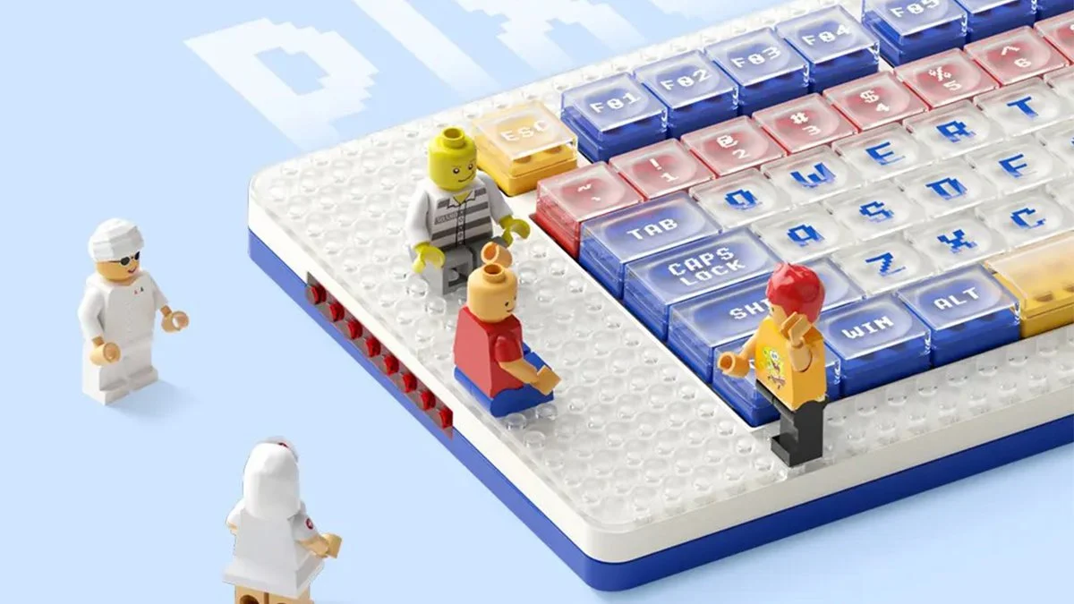 Tę klawiaturę możesz upiększyć klockami LEGO. Zakochałem się w tym koncepcie