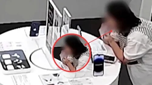 Kobieta przegryzła linkę zabezpieczającą i ukradła iPhone’a
