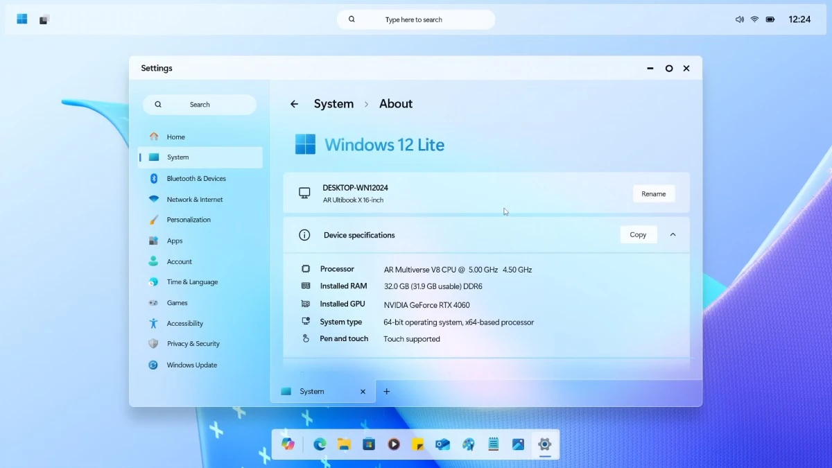 Koncept Windows 12 Lite. Tak powinien wyglądać nowy Windows?