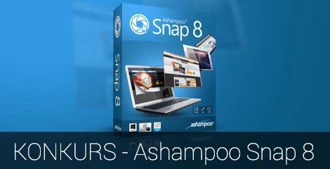 [Aktualizacja] KONKURS! Do zgarnięcia 30 pełnych wersji Ashampoo Snap 8