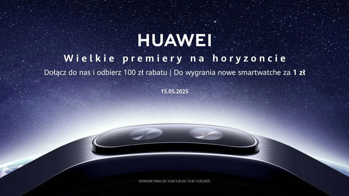 Nowe smartwatche Huawei za złotówkę. Jak je kupić w tej cenie?