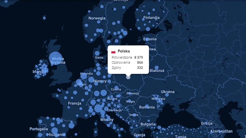 Google rozbudowuje sekcję COVID-19 w wyszukiwarce