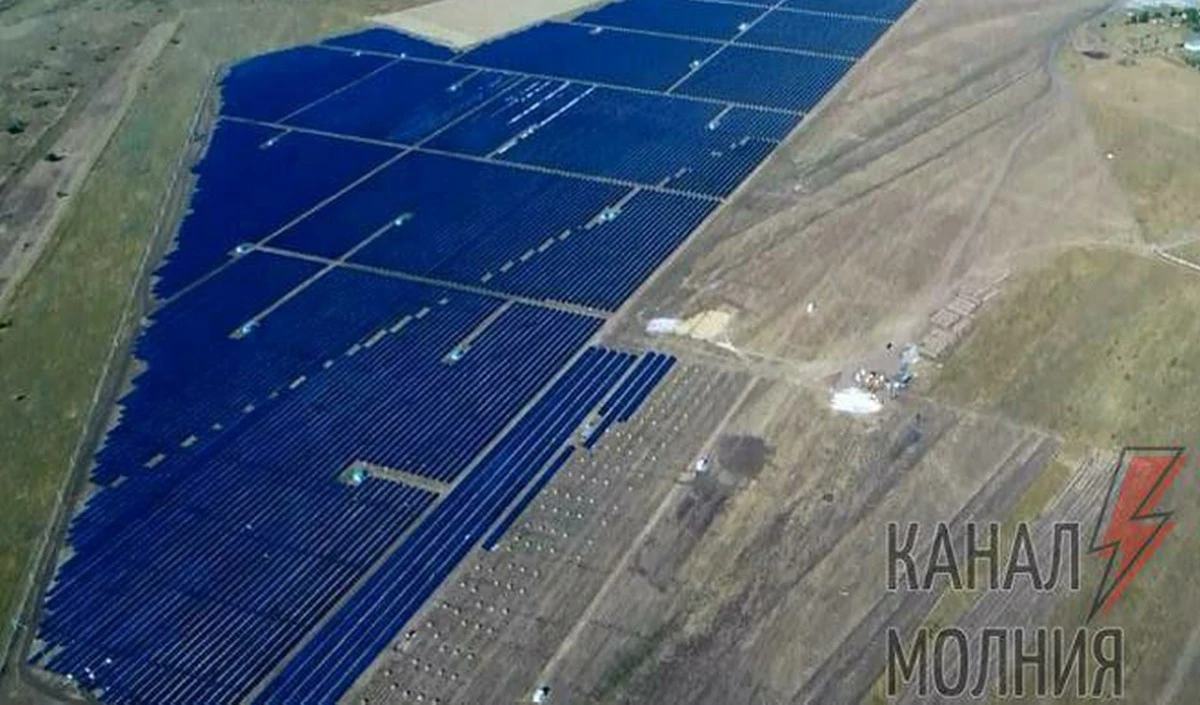 Rosjanie ukradli największą elektrownię słoneczną w Ukrainie?