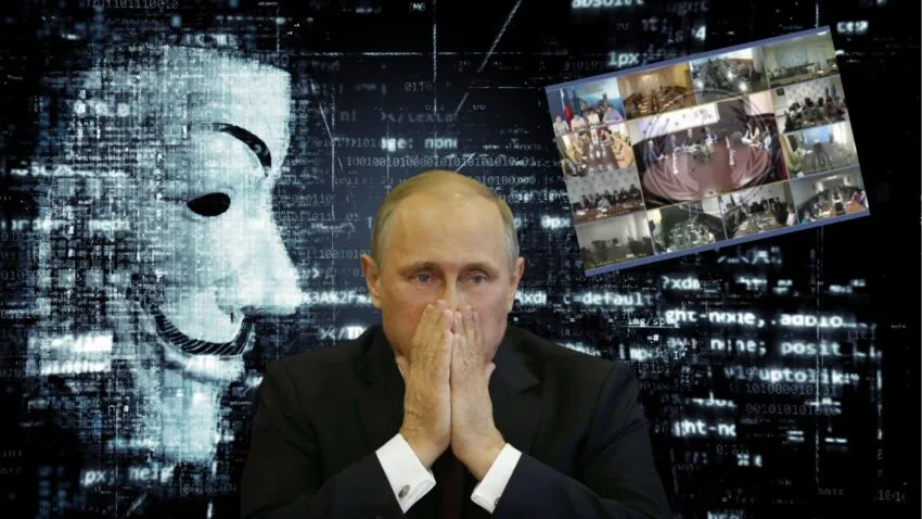 Anonymous włamali się do monitoringu Kremla. Opublikowali nagrania