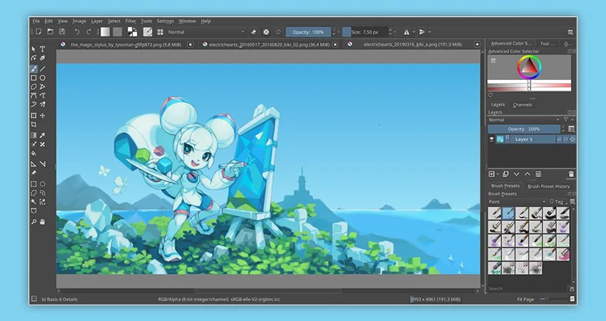 Krita to darmowa alternatywa dla Photoshopa na tablet z Androidem