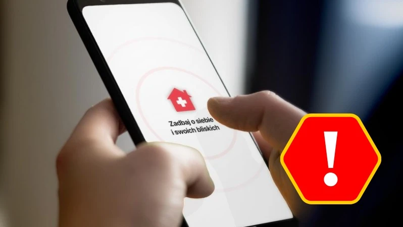 Luka w rządowej aplikacji pozwala łatwo sprawdzić, kto jest na kwarantannie