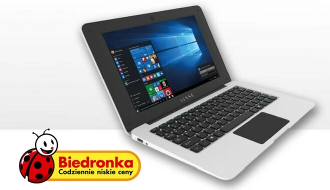 Laptop z Windows 10 za 399 zł. Kiano Slim Note 10.1 Mini trafi do Biedronki