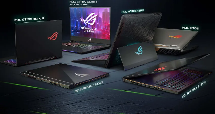 [CES 2019] Oto cała masa nowych laptopów ROG z kartami GeForce RTX