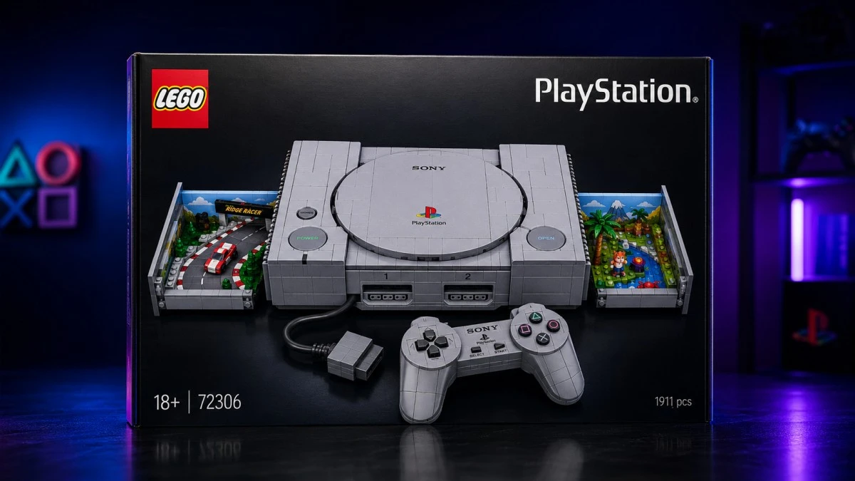 LEGO wskrzesi pierwsze PlayStation. W środku ukryto dwie kultowe gry