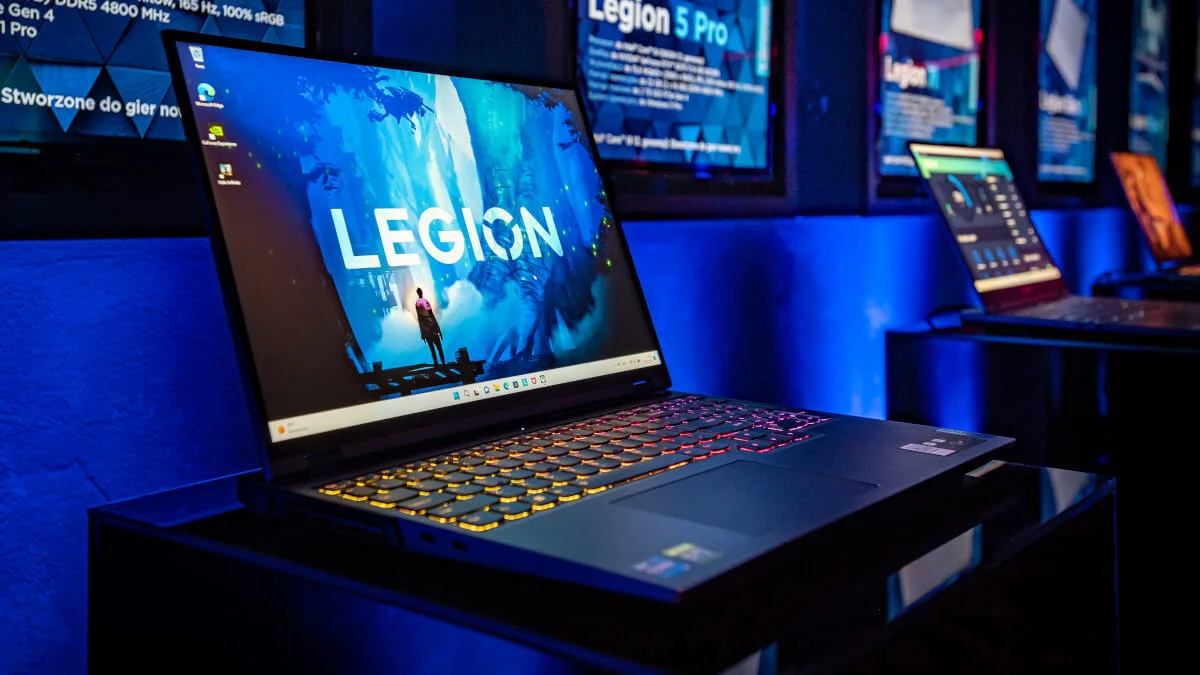 Premiera gamingowych laptopów Lenovo Legion z 12 gen Intel Core i RTX 3000