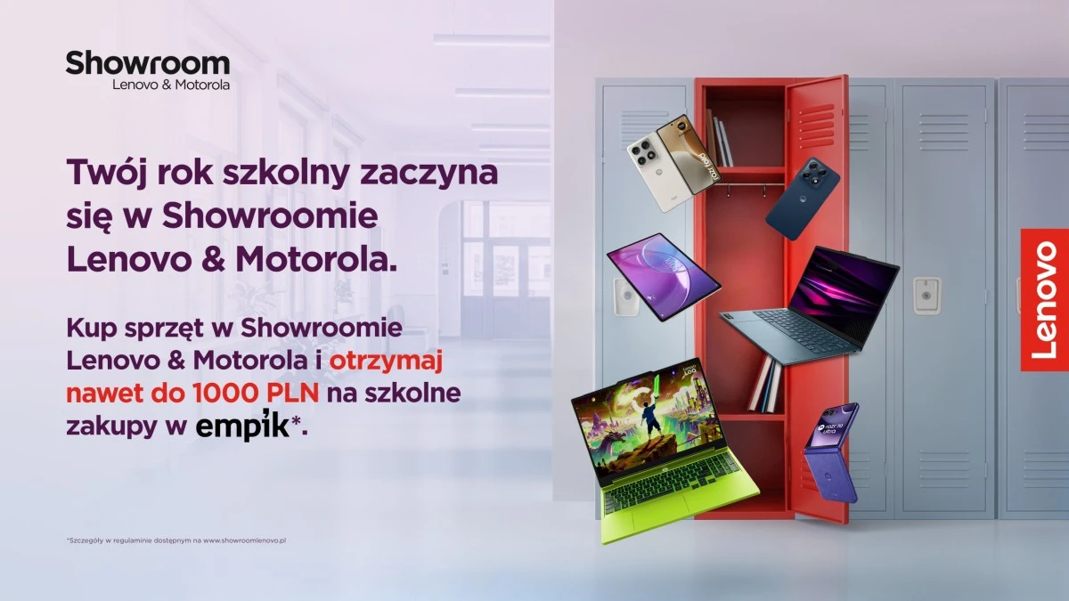 Lenovo i Motorola dają choćby 1000 zł do Empiku. Promocja ma istotny warunek