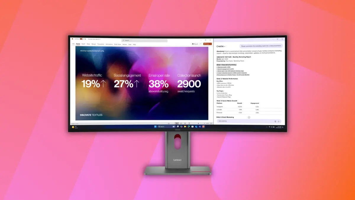 Takiego sprzętu potrzebujesz do pracy. Przegląd najnowszych monitorów Lenovo ThinkVision