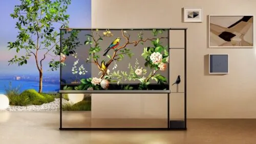 LG pokazało pierwszy na świecie „bezprzewodowy”, przezroczysty telewizor