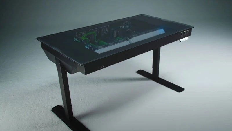 Nowe biurko Lian Li to także obudowa na dwa PC chłodzone wodą