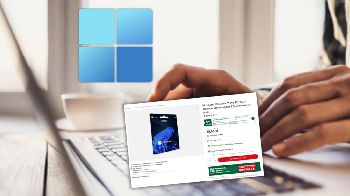 Licencja Windows 11 Pro za 75 zł w Kaufland. Lepiej się pośpieszyć