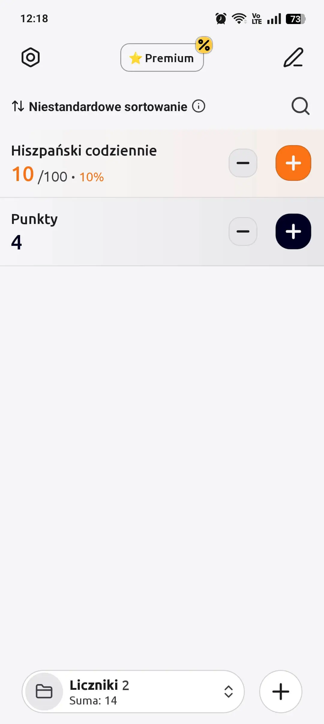 Licznik Kliknięć i Punktów