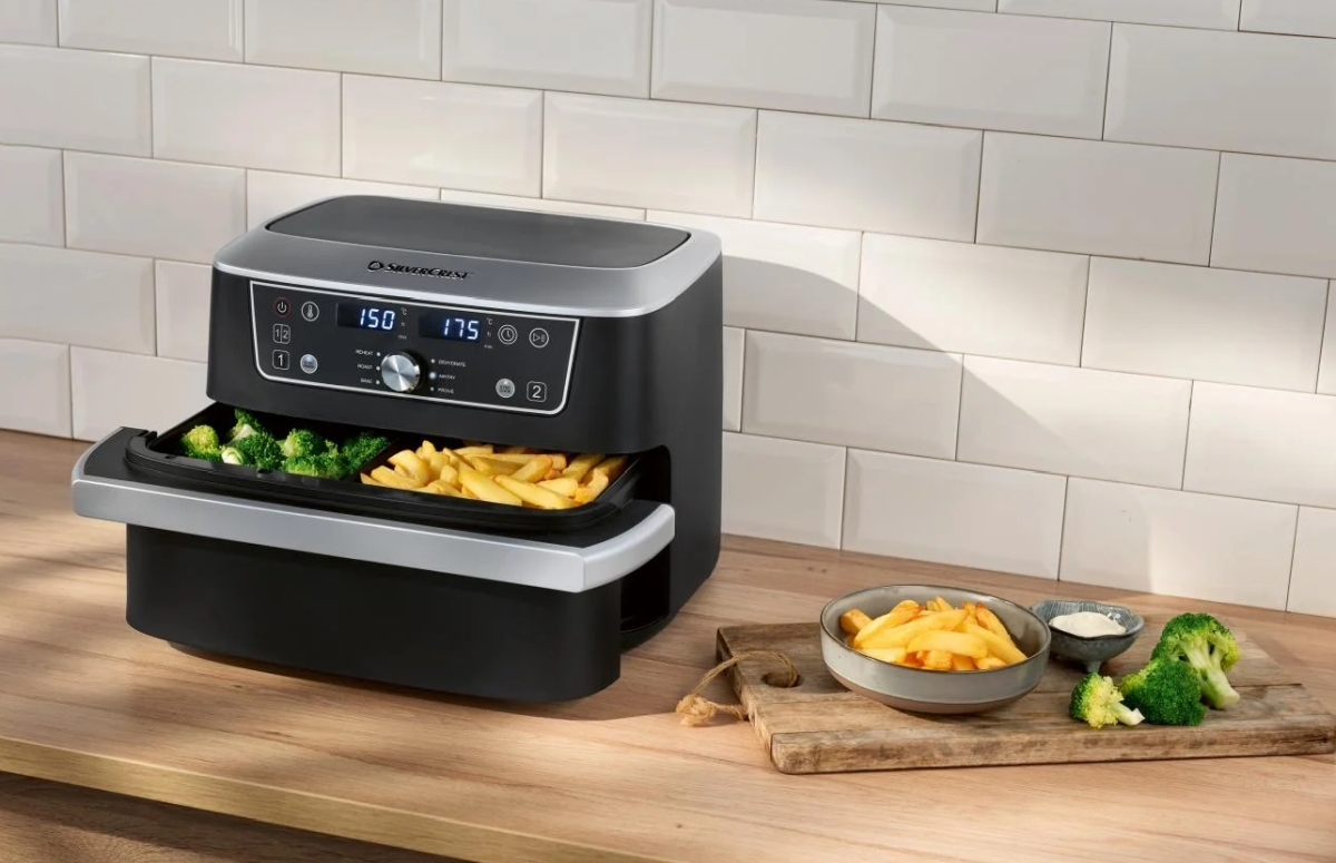 Promocja w Lidlu: Air Fryer SilverCrest z aż dwiema komorami teraz taniej. Dla rodziny jak znalazł