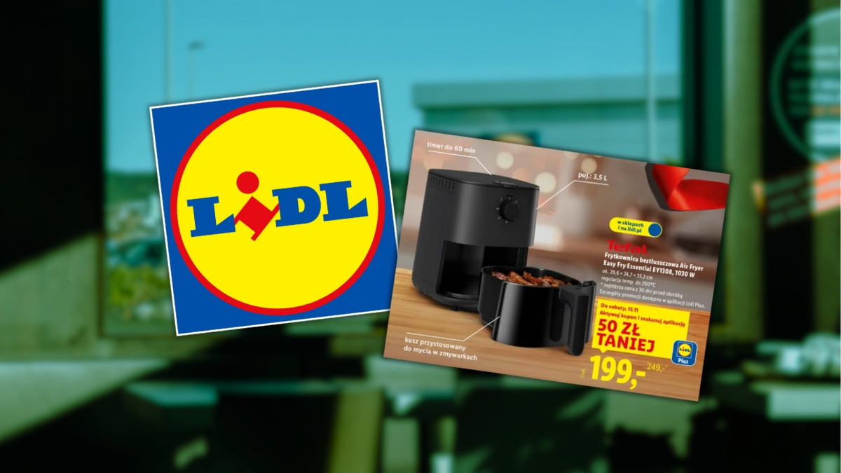 Air Fryer Tefal i inne małe AGD do kuchni taniej w Lidlu. W sam raz na święta