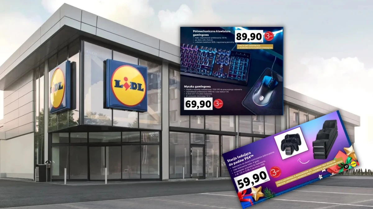 Elektronika dla graczy i akcesoria dla kierowców w Lidlu. Zobacz, co kupisz po weekendzie