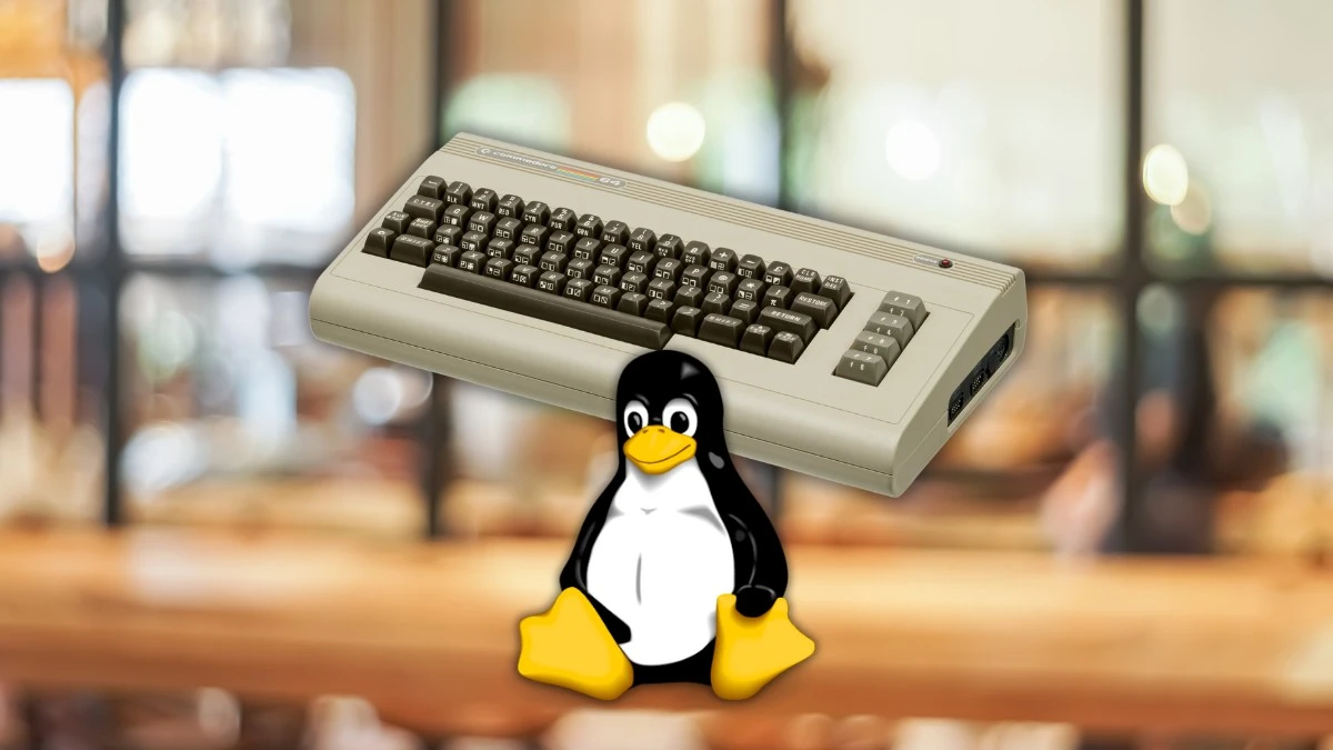 Linux uruchomiony na Commodore 64. To zabawa dla cierpliwych