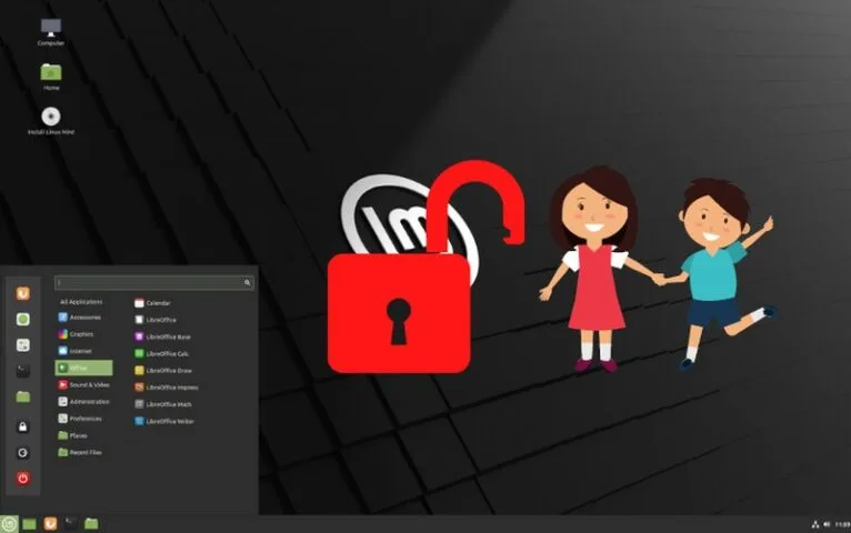 Linux Mint zhakowany przez dwójkę dzieci. Nie miały pojęcia co robią