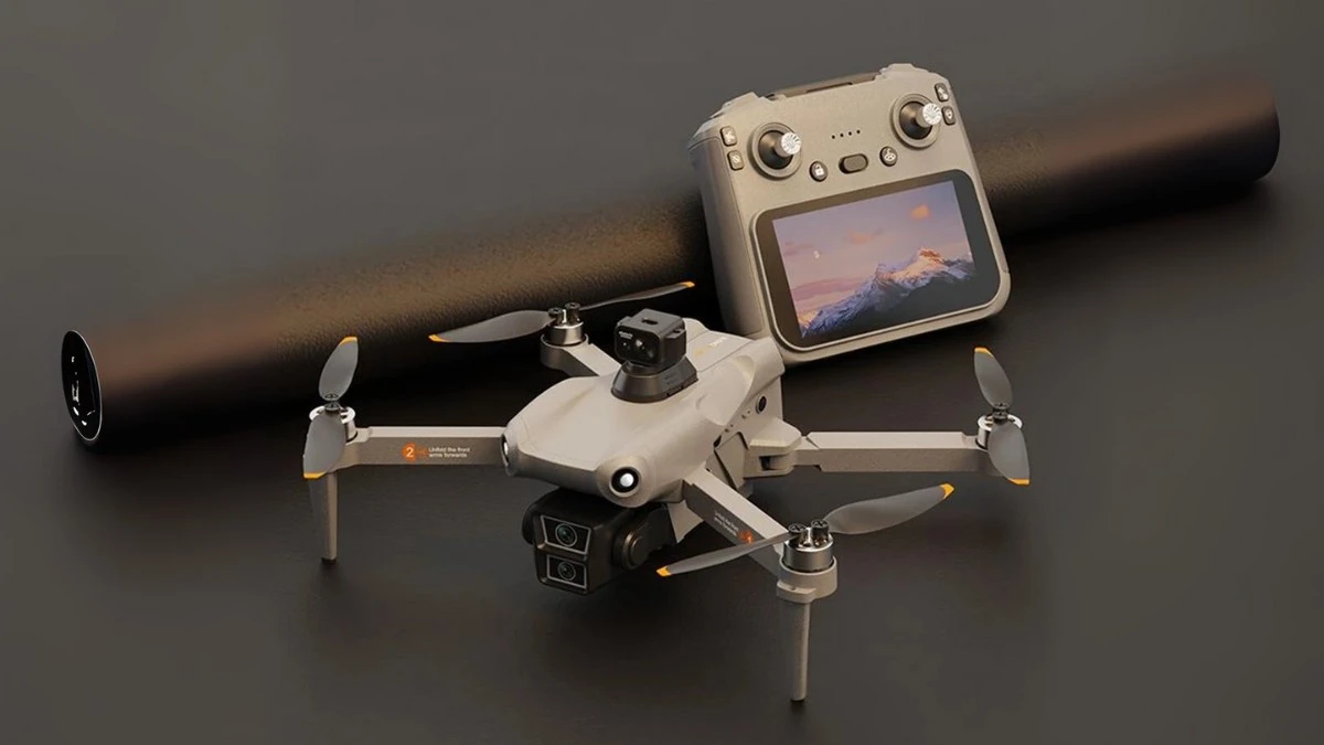 Dron z gimbalem, kamerami i GPS za 454 zł. Sztos na wakacje?