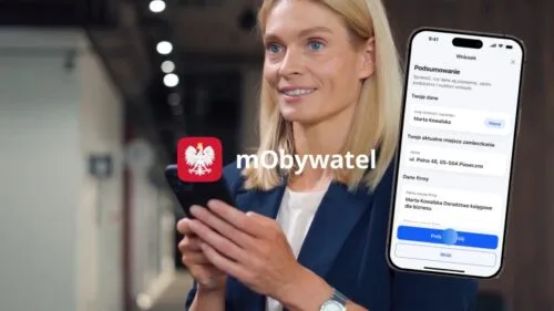 mObywatel z kluczową nowością. Firmę zarejestrujesz teraz bezpośrednio w aplikacji