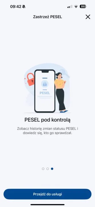 mObywatel zastrzeganie pesel t 3