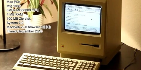 27-letni Macintosh podłączony do internetu wciąż działa!