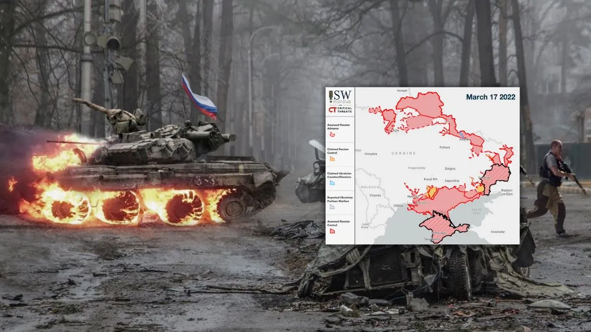 Pierwsze 200 dni inwazji Rosji na Ukrainę na animowanej mapie