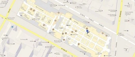 Wnętrza budynków naniesione na mapy w Google Maps