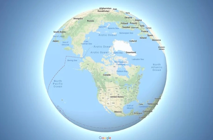 Google Maps potwierdza, że ziemia jest okrągła