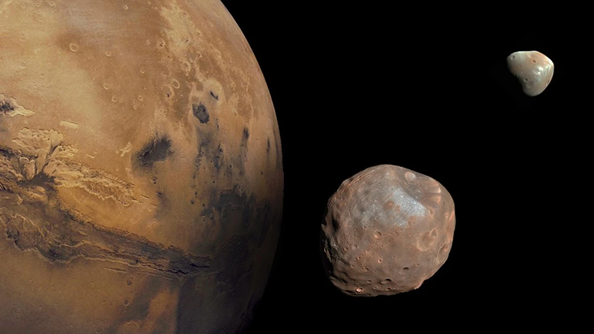 Mars może powoli rozrywać jeden ze swoich księżyców na strzępy