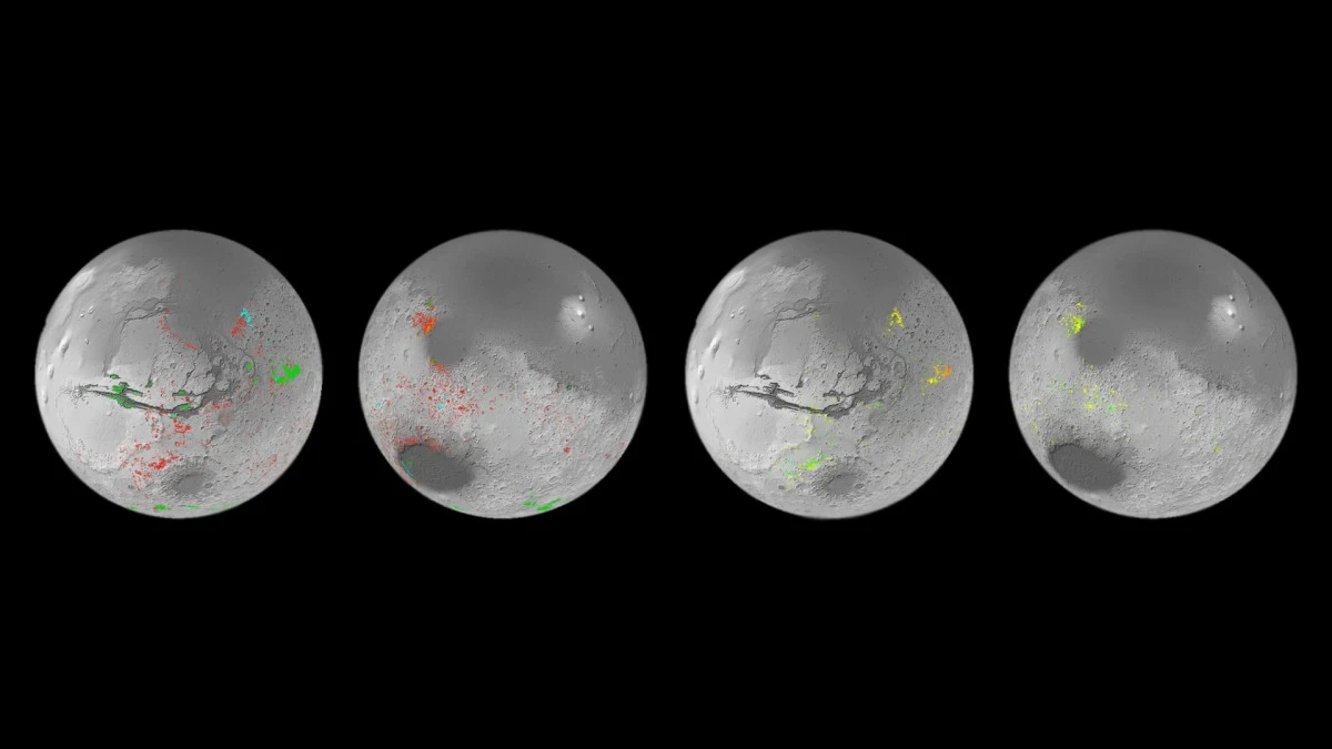 Nowe mapy pokazują, gdzie na Marsie znajdowała się woda