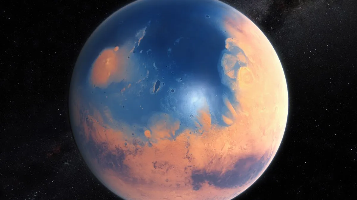 Odnaleziono ogromny krater, który powstał na Marsie wraz z megatsunami