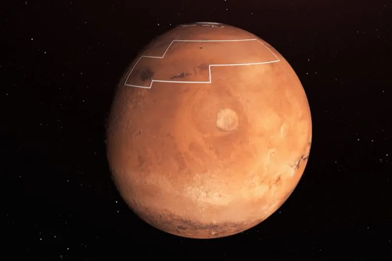 NASA opublikowała bardzo ważną mapę Marsa