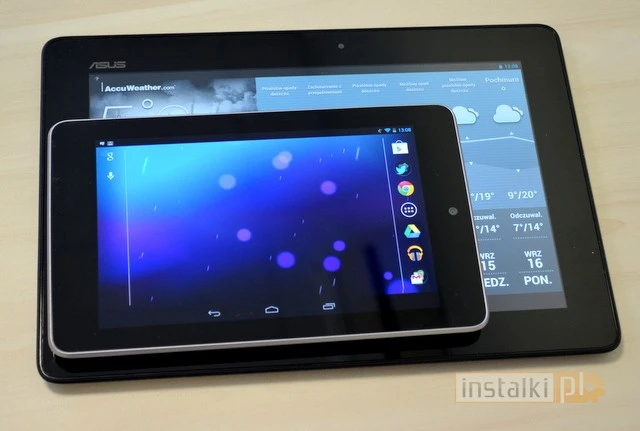 MeMO Pad FHD 10 i Nexus 7
