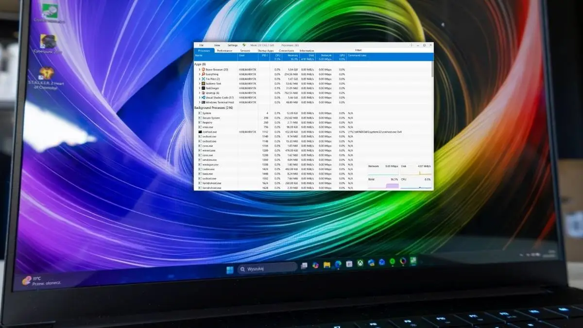 Menedżer zadań jak ze snu. Microsoft, patrz i ucz się