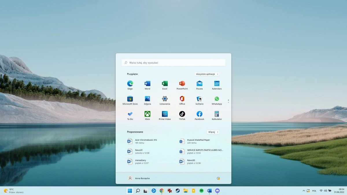 Były dyrektor Microsoftu krytykuje menu Start w Windows 11