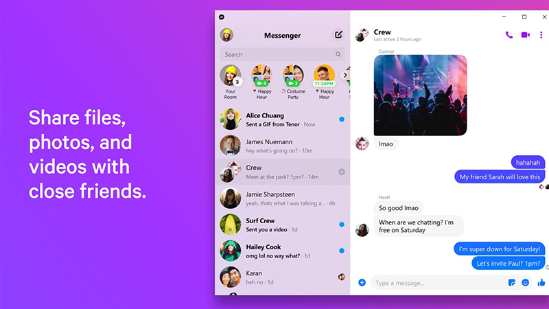 Messenger na komputery z usprawnionymi powiadomieniami. Pojawią się kultowe dymki