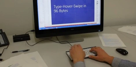 Microsoft prezentuje klawiaturę z obsługą gestów