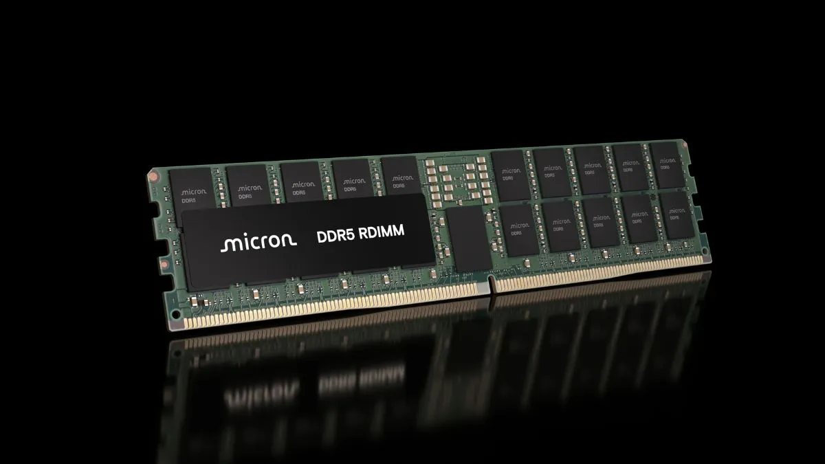 Micron prezentuje 512 GB RAM w jednej kości DDR5. AI skacze z radości