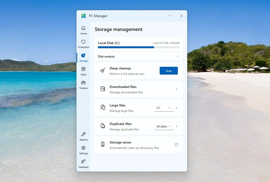 Microsoft PC Manager