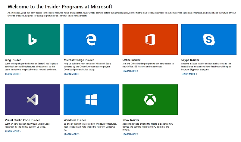 Microsoft uruchamia jeden serwis dla wszystkich programów Insider
