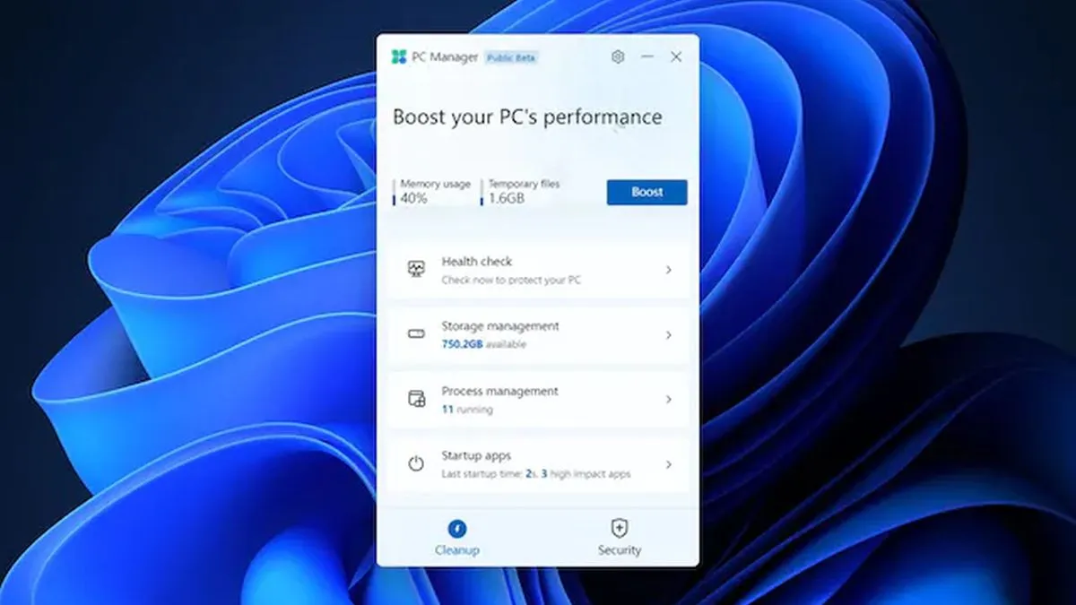 PC Manager od Microsoft to alternatywa dla CCleanera. Wątpię, żeby nią był